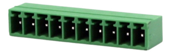 Kit 100x Borne 4 Vias Passo 3,81mm Macho 180 Graus Tipo Br7 0