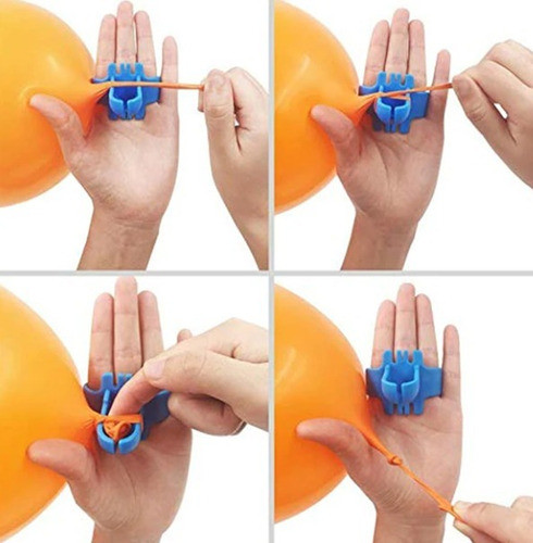 Anudador De Globos Surtidos Pack 3 Und 1