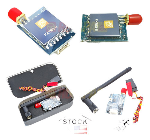 Fxt 25/600 Mw 5.8ghz 40ch Vtx Av Audio Video Transmisor Con 0