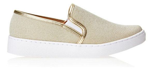 Tênis Feminino Casual Slip On Glitter Tamanho 38 Vizzano 0