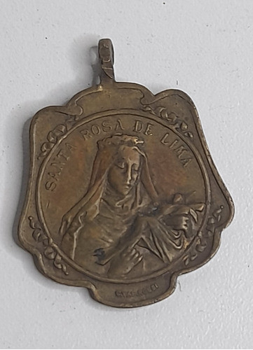 Medalla Santa Rosa De Lima 1917 C.y.a.f.rossi 0