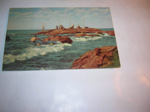 Tarjeta Postal Atlantida Uruguay El Pesquero Fishing Wharf 0