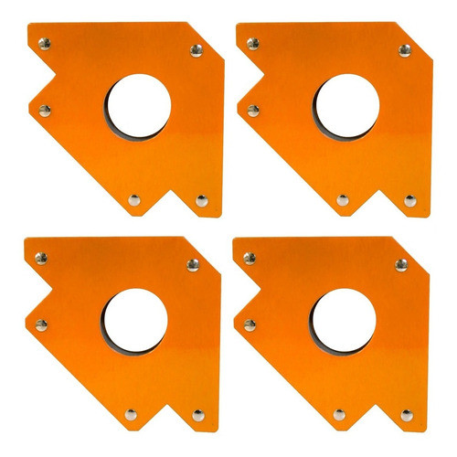 Pack 4 Unid. Escuadra Soporte Magnetico Hasta 23 Kg Lusqtoff 0