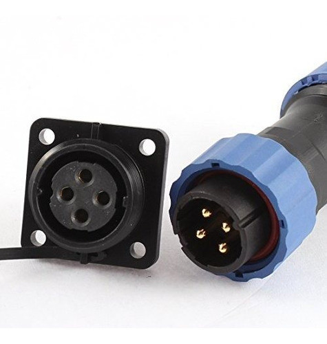 Uxcell Sd20 20mm 4 Pin 4p Conector De Cable De Aviacion A Pr 1