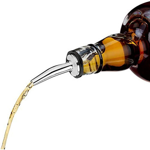 Vertedores De Licor De Acero Inoxidable Viski, Plata 1