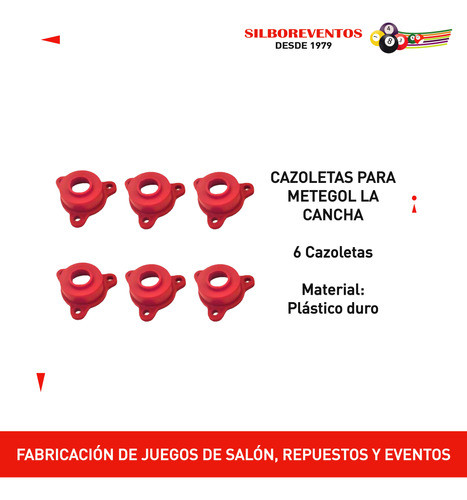 Cazoleta Repuesto Metegol Estadio La Cancha 1