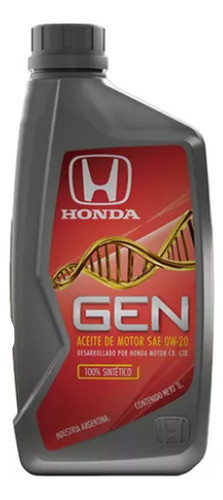 Kit Aceite Gen X 4lts + Filtro Aceite Original Honda Hr-v 1