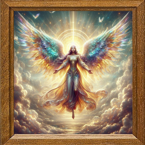 Cuadro De Arte Digital Ángel Imamiah_v4 50x50cm Pieza Única 0