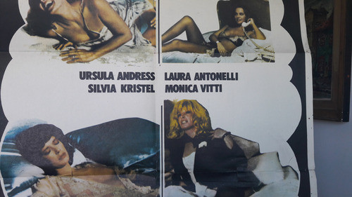 Afiche Cine Poster Camas Salvajes Vitti Antonelli Kristel 1
