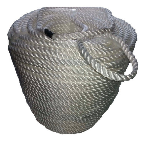 Corda Cabo De Polipropileno Nylon Seda Trançado 22mm - 40mts 0
