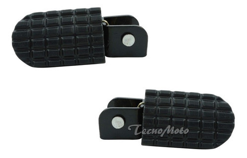 Pedalines Delanteros Posa Pie + Gomas Honda Nxr 125 150 Bros 0