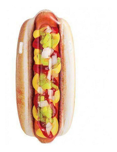 Bóia Inflável Para Piscina Hotdog Intex 58771 0