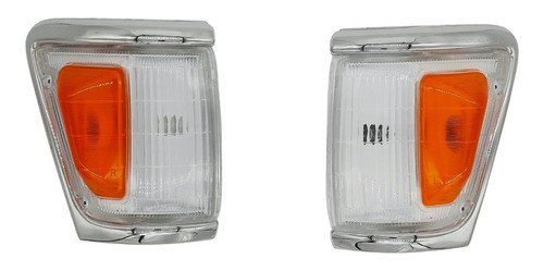 Juego Faros De Posicion Hilux 1994-2001 3l 4x4 Marco Cromado 0