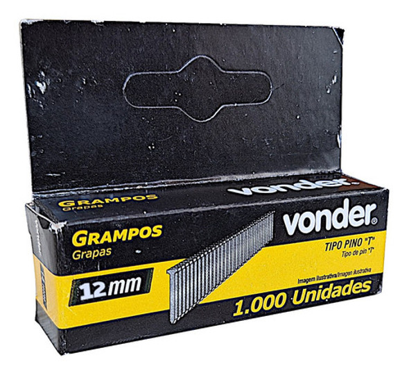 Grampo Pino Vt12mm Para Grampeador Manual 1.2x1.05mm 3.000un 0
