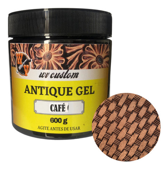 Antique Gel Envelhecedor De Couro - Café 600g 0