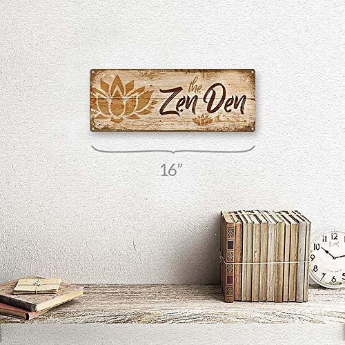 Acentos Hogareños Zen Den Lotus Placa Decorativa De Pared D 1