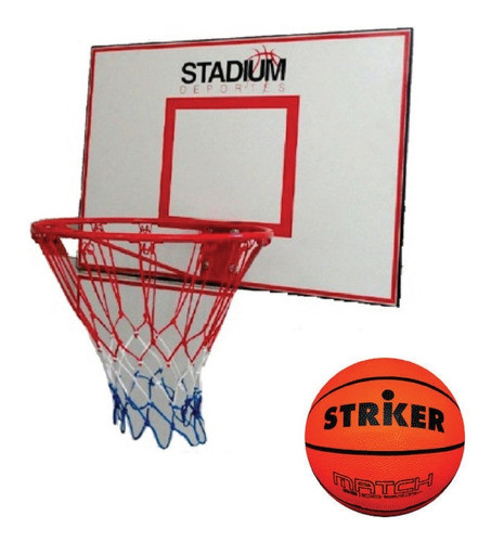 Tablero Y Aro De Basquet Mas Pelota  Basket Striker N 3 0