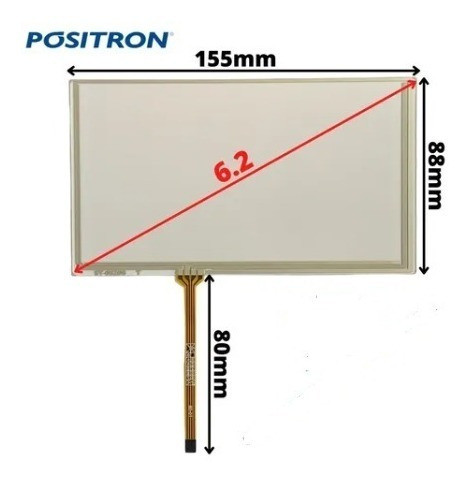 Repuesto Positron Tactil Touch 6.2 Pulgadas 1