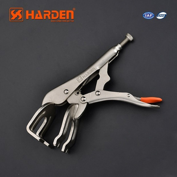 Pinza De Presión 10'' 250mm Tipo U Doble Soldador Harden 1