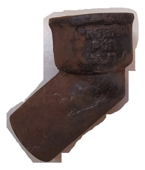 Codo Caño Fundición De Hierro 0