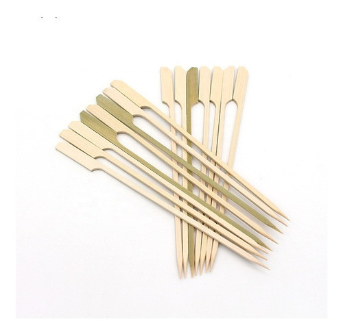 Palitos Brochetts De Bambu Paleta 25 Cm 100 Unidades 0