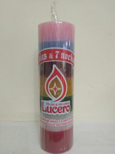 Velones 7 Días Y Siete Noches, 7 Líneas 7 Colores X Unidad 0