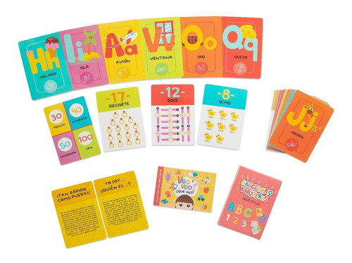 Cartas Didácticas Con Actividades Abecedario Y Números 1