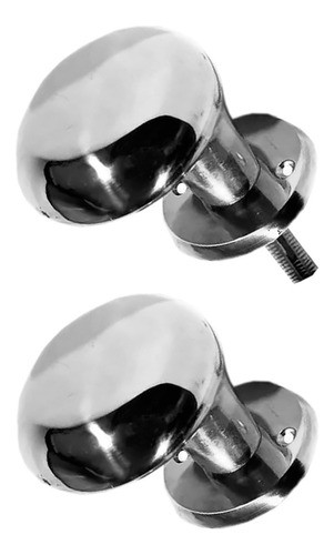 Pomo Hueco Liso Desplazado D/b Bronce Platil Fondere 0