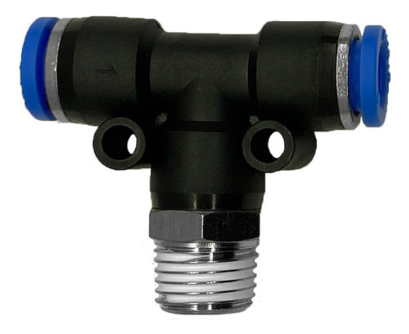 Conector Tee Neumático Rosca 3/8 - P/tubo 8mm X1u 0