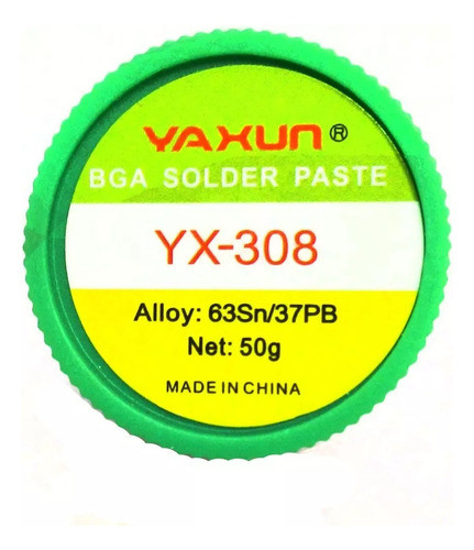 Estaño En Pasta Yaxun Yx-308-2 / Smd Microsoldadura 50gr 1