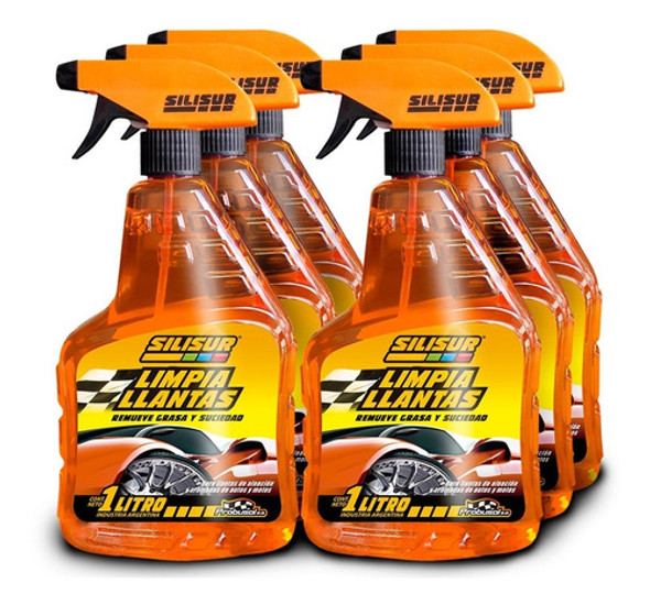 Limpia Llantas Con Gatillo Silisur 1lt Pack 6un 0