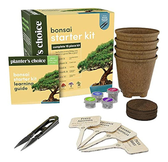 Bonsai Starter Kit - Regalos De Jardinería Para Mujeres Y Ho 1