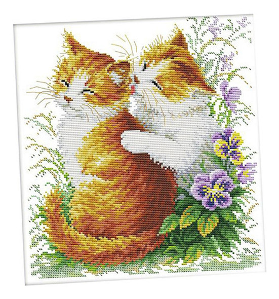 Kit Inicial De Ponto Cruz 14ct 33x34cm 0