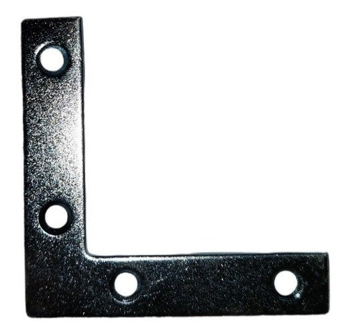 Escuadra Plana Reforzada Sc 50 X 10 Mm. Cromada (x 24 Unid) 1