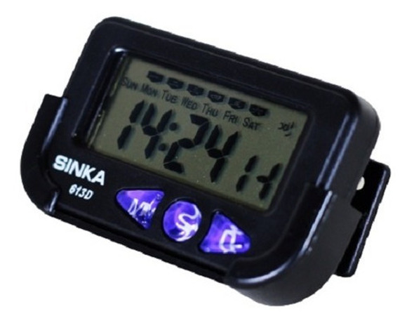 Reloj Para Auto Hora Digital C/soporte Marca Sinka Mod 613d 0