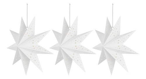 Lanterna De Papel Nine Pointed Star Para Decoração De Festa, 1