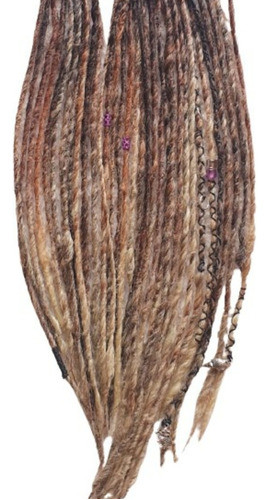 Rastas Temporales Dreadlocks Extensiones Rubias  20 Un 60 Cm 0