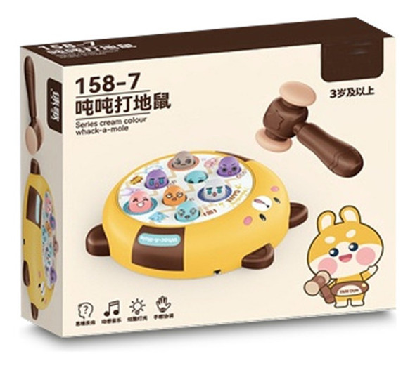 Juego Whack A Mole Golpea Al Topo Con Luz Y Sonidos 0