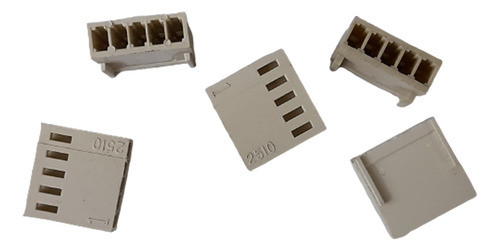 Terminal Hembra Molex 5 Pin Dist. 2.54 Mm Housing X 15u Htec 0
