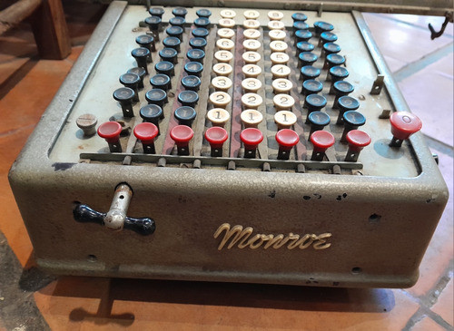 Maquina Calcular Monroe New York Funciona 1