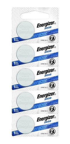 100 X Pilas Boton Cr2032 Energizer 2032 San Martin 0