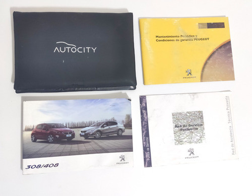 Manual Libro De Utilizacion Peugeot 308 408 Guantera 2019 0