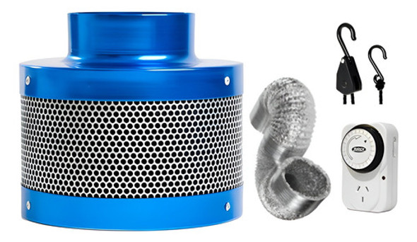 Combo Filtro S Cultivarg Timer 2m Ducto 4 Poleas Valhalla 0