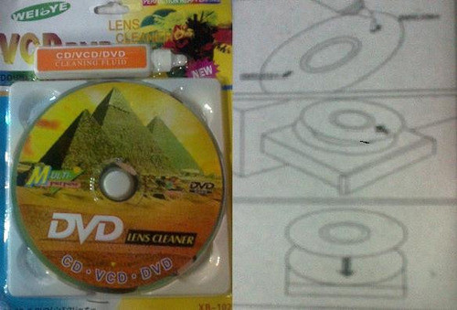 Limpiador De Optico/lente De Dvd/pc/ps2/cd/vcd 0