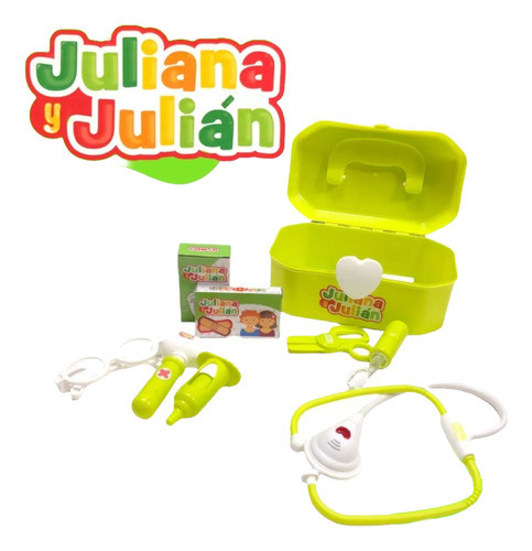 Set De Doctor Juliana Y Julián Maletín Con Accesorios 1