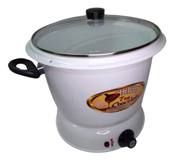 Panela Chocolateira Elétrica 7kg Branca 110v 1