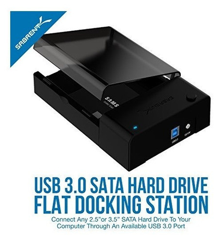 Sabrent Usb 3.0 A Sata External Hard Drive Lay-flat Docking 1