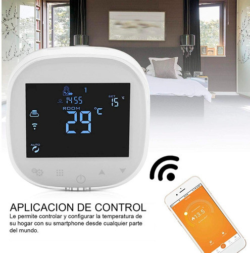 Termostato Wifi Digital Compatible Con Alexa Piso Radiante 1