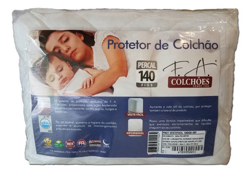Protector Colchon Capioneado Impermeable 2 En 1 De 2 Plazas 0