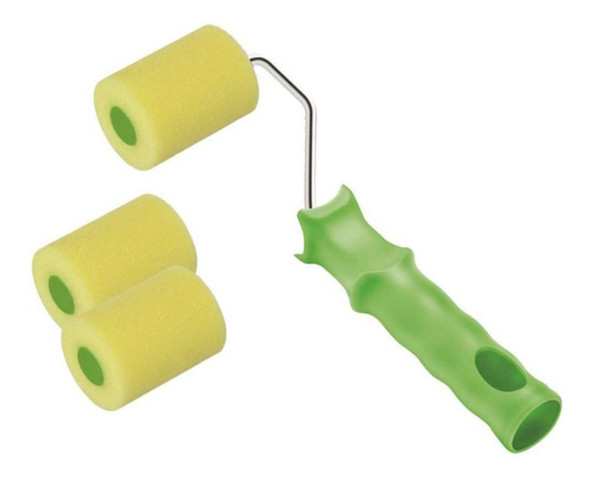 Rodillo Espuma 5 Cm + 2 Repuestos - Ideal Esmalte Y Barniz 0